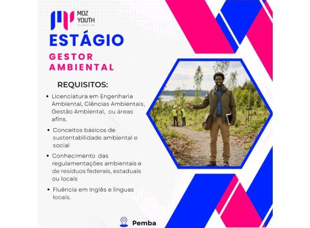 Vaga – estÁgio para gestor ambiental