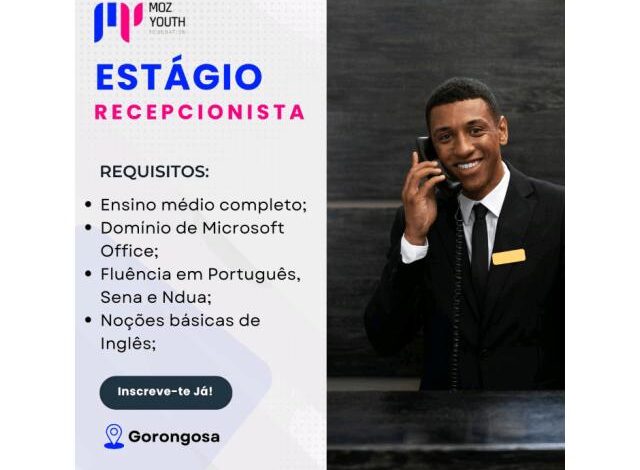 Vaga – estÁgio para recepcionista