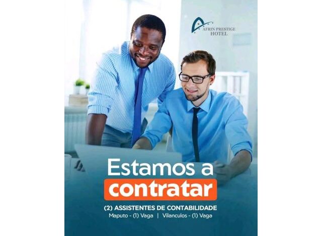 Vagas para (2) assistentes de contabilidade