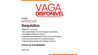 Vaga de vendedor mais vagas