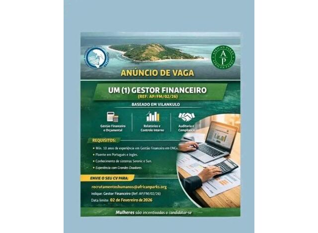 Vaga para gestor financeiro(a) mais vagas