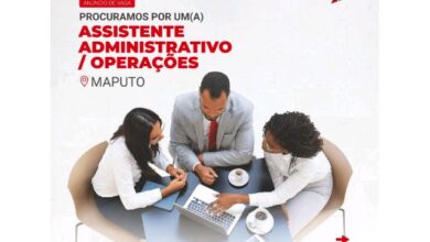 Vaga – assistente administrativo/operações para maputo