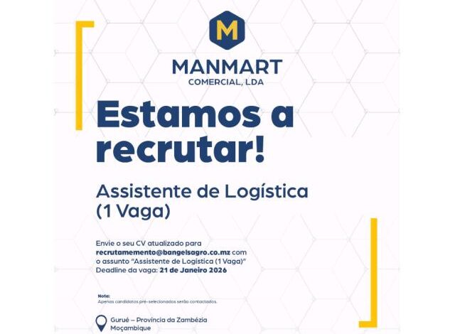 Vaga – assistente de logística