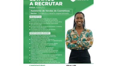Vaga – assistente de vendas de cosméticos