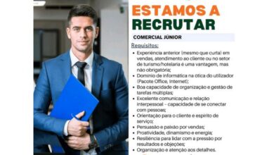 Vaga – comercial jÚnior mais vagas