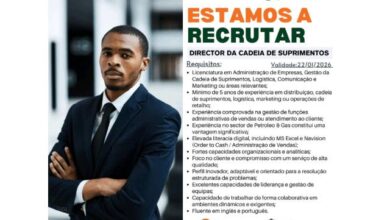 Vaga – diretor da cadeia de suprimentos para maputo