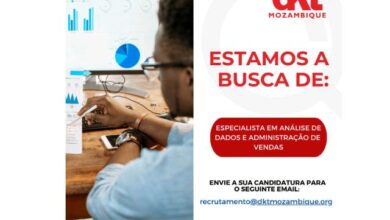 Vaga – especialista em análise de dados e administração de