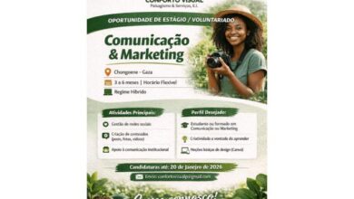 Vaga – estágio/voluntariado – comunicação e marketing