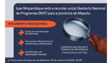 Vaga – gestor/a nacional de programas (m/f)