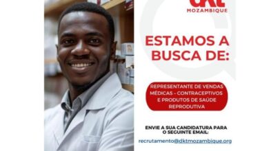 Vaga – representante de vendas médicas – contraceptivos e produtos