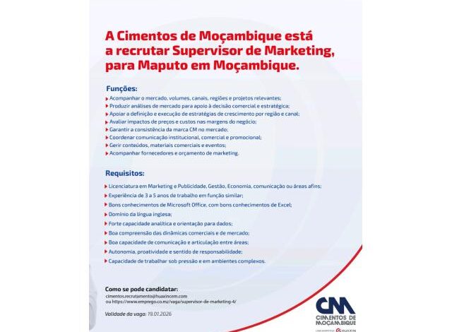 Vaga – superior de marketing