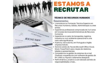 Vaga – tÉcnico de recursos humanos para maputo