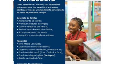 Vaga – vendedora mais vagas