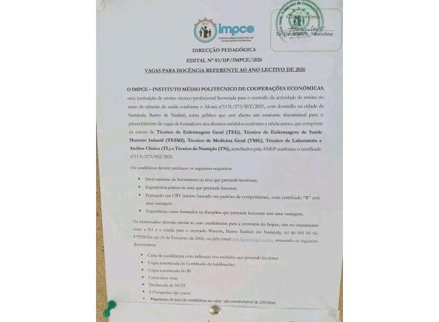 Vagas para formadores (docentes) mais vagas
