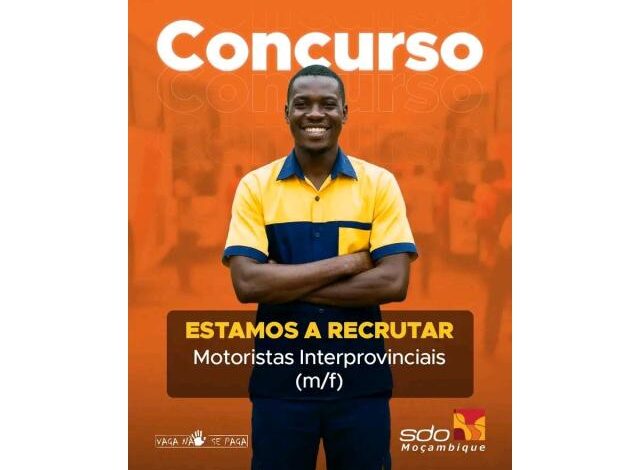 Vagas para motorista interprovincial mais vagas