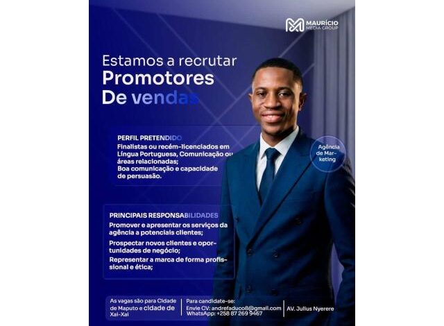 Vagas – promotores de vendas