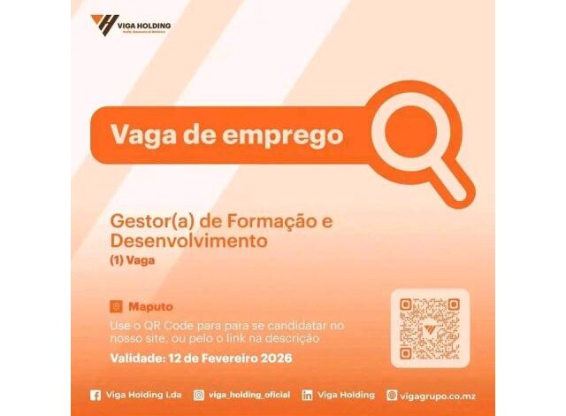 Gestor(a) de formação e desenvolvimento