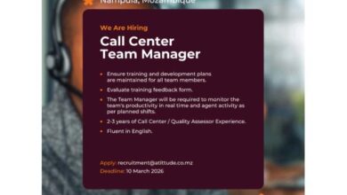 Vaga – center team manager – nampula