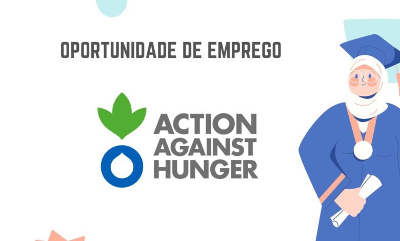 A action against hunger abre inscrições para o preenchimento de