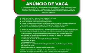 O conselho municipal de nampula esta a recrutar (15) motoristas