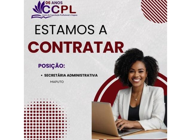 Vaga para (01) uma secretária administrativa