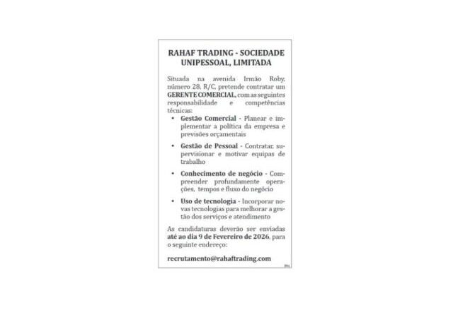 Vagas para gerente comercial mais vagas