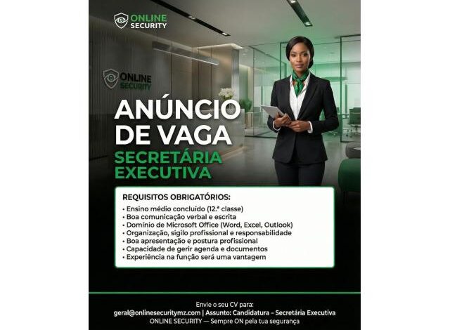Vagas para secretária executiva mais vagas