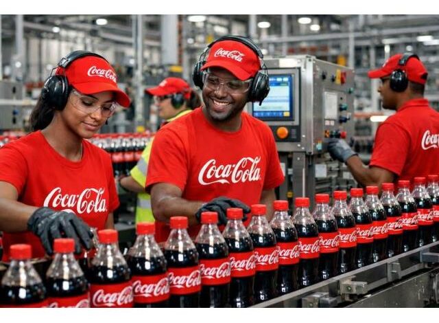 A coca cola está a receber candidaturas de novo pessoal