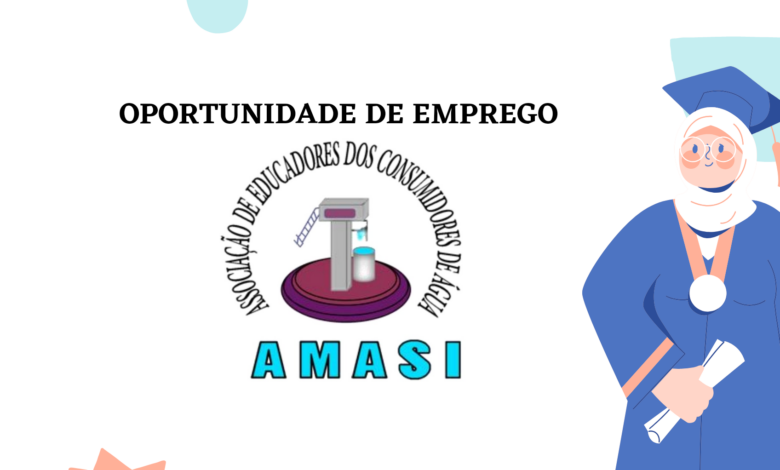 A ong amasi abre (02) vagas de emprego