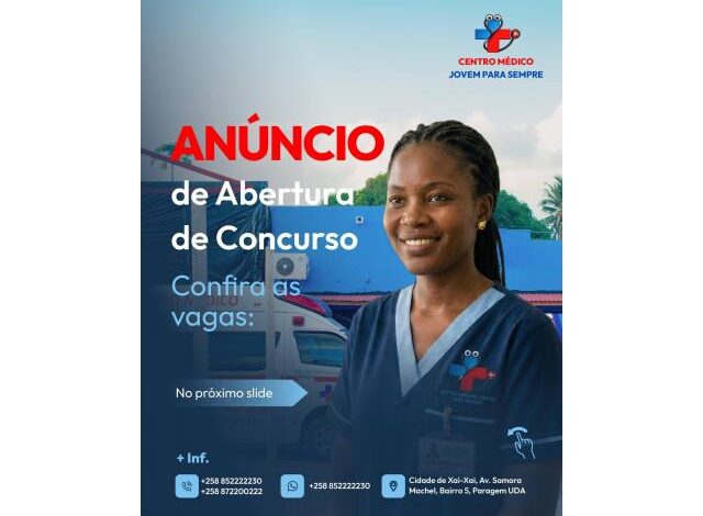 Vaga para (02) enfermeira de saúde materno infantil