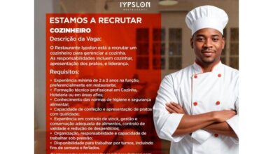 Vaga para cozinheiro mais vagas