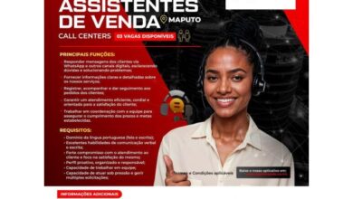 Vagas para (03) assistentes de venda / call centers