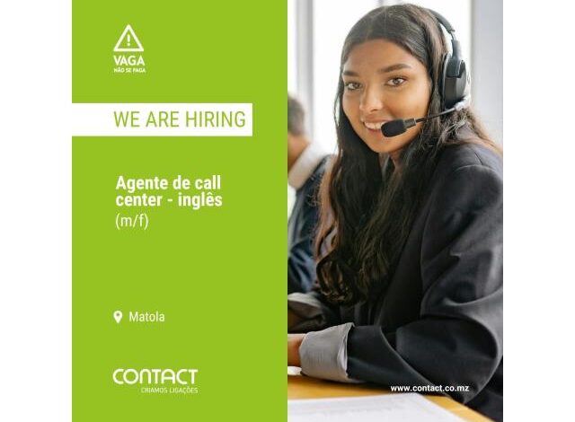 Vagas para (18) agentes de atendimento de call center