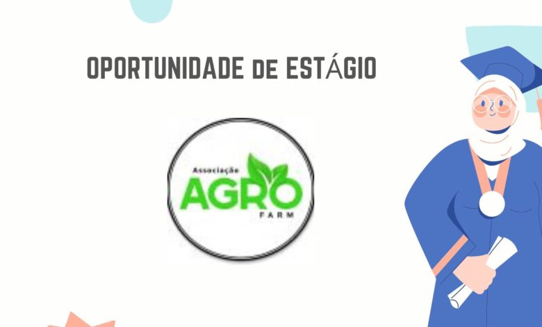 A associação agro farm oferece (40) vagas de estágios e incubação