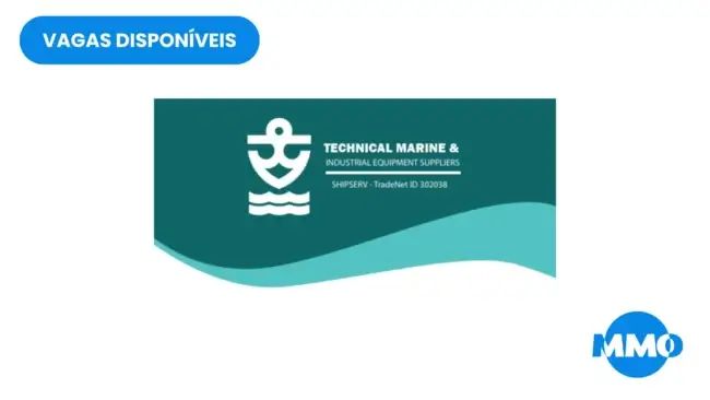 Vaga na technical marine suppliers: técnico de vendas